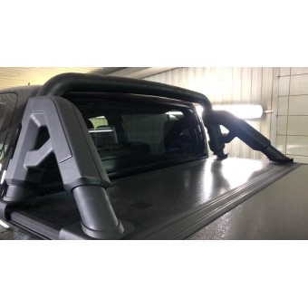 Защитная дуга для Nissan Navara D 40 в кузов пикапа (цвет черный)